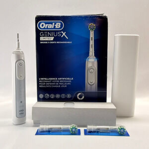 Oral-B Genius X Limited Rechargeable Electric Toothbrush White New Open Box